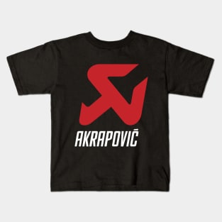 Akrapovic front only Kids T-Shirt